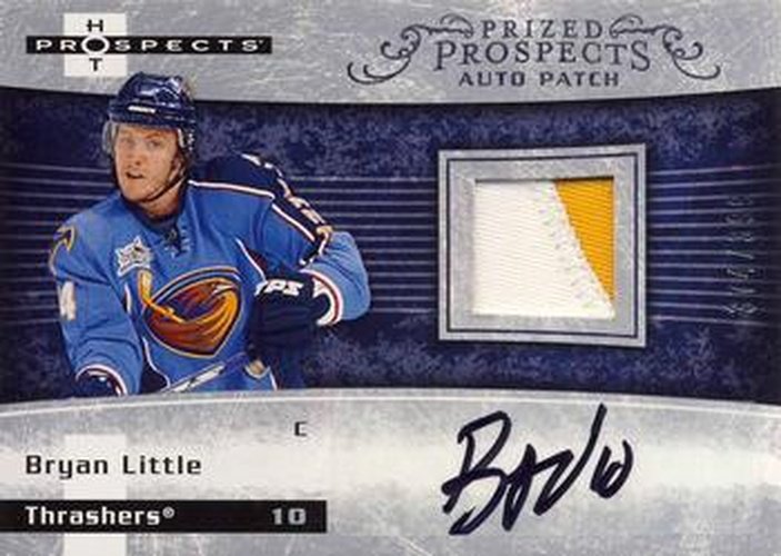 #205 Bryan Little - Atlanta Thrashers - 2007-08 Fleer Hot Prospects Hockey