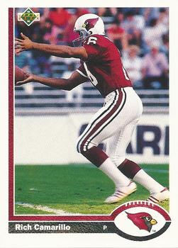 #205 Rich Camarillo - Phoenix Cardinals - 1991 Upper Deck Football