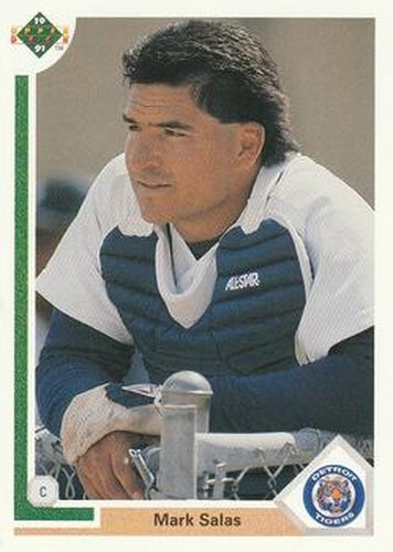 #205 Mark Salas - Detroit Tigers - 1991 Upper Deck Baseball