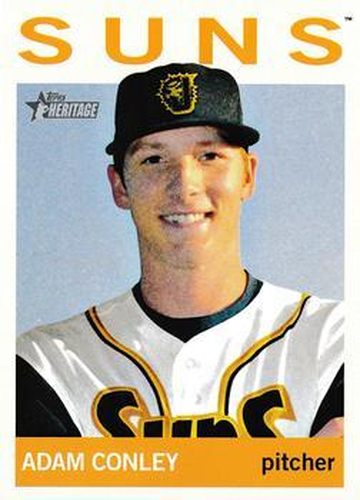 #205 Adam Conley - Jacksonville Suns - 2013 Topps Heritage Minor League Baseball
