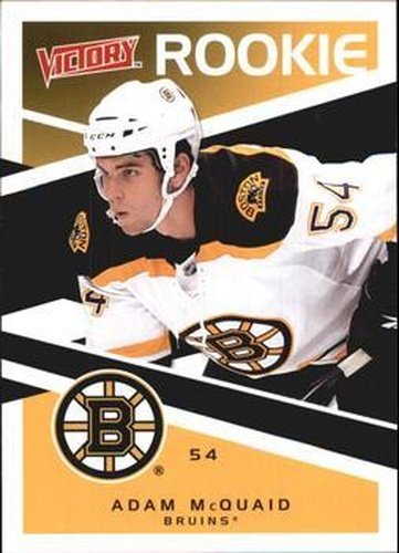 #205 Adam McQuaid - Boston Bruins - 2010-11 Upper Deck Victory Hockey