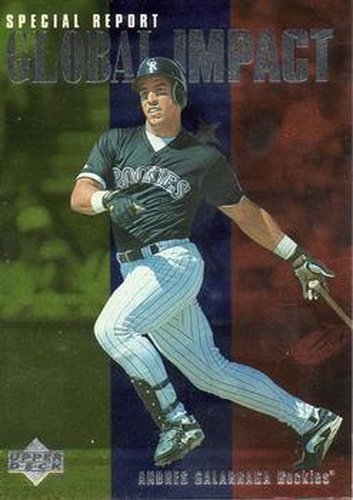 #205 Andres Galarraga - Colorado Rockies - 1997 Upper Deck Baseball