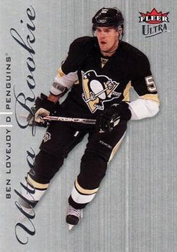 #205 Ben Lovejoy - Pittsburgh Penguins - 2009-10 Ultra Hockey