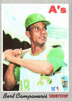 #205 Bert Campaneris - Oakland Athletics - 1970 Topps Baseball