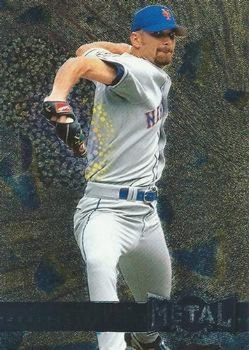 #205 Bill Pulsipher - New York Mets - 1996 Metal Universe Baseball