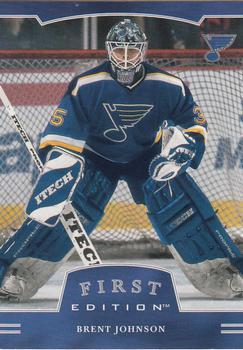 #205 Brent Johnson - St. Louis Blues - 2002-03 Be a Player First Edition Hockey