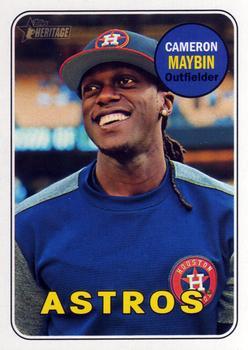 #205 Cameron Maybin - Houston Astros - 2018 Topps Heritage Baseball