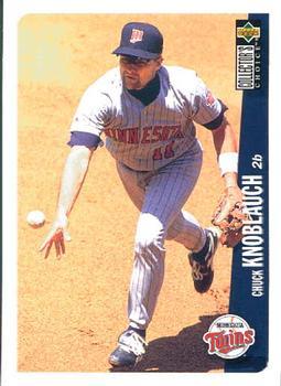 #205 Chuck Knoblauch - Minnesota Twins - 1996 Collector's Choice Baseball