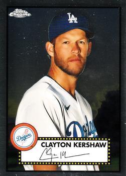 #205 Clayton Kershaw - Los Angeles Dodgers - 2021 Topps Chrome Platinum Anniversary Baseball