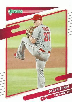 #205 Dylan Bundy - Los Angeles Angels - 2021 Donruss Baseball