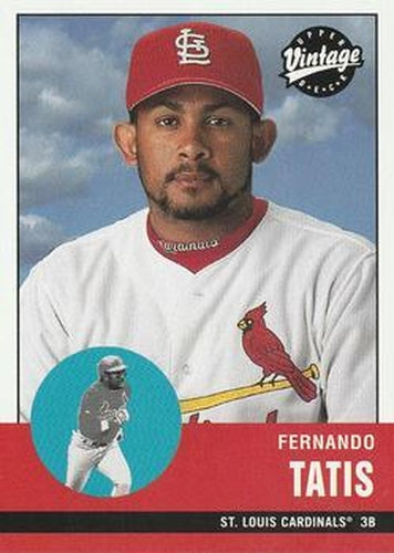 #205 Fernando Tatis - St. Louis Cardinals - 2001 Upper Deck Vintage Baseball