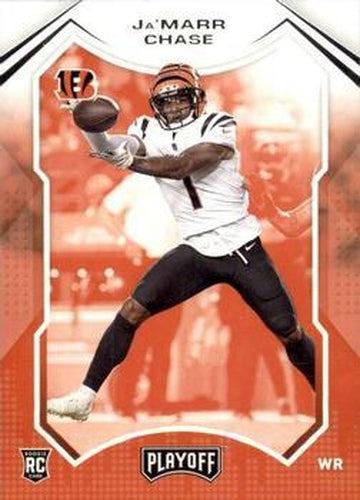 #205 Ja'Marr Chase - Cincinnati Bengals - 2021 Panini Playoff Football