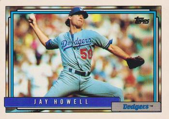 #205 Jay Howell - Los Angeles Dodgers - 1992 Topps Baseball