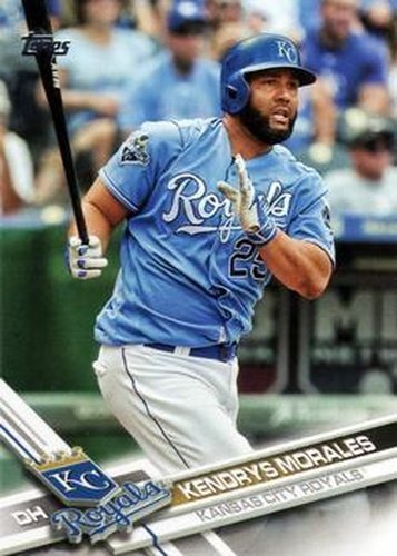 #205 Kendrys Morales - Kansas City Royals - 2017 Topps Baseball