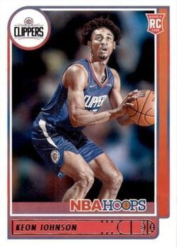 #205 Keon Johnson - Los Angeles Clippers - 2021-22 Hoops Basketball