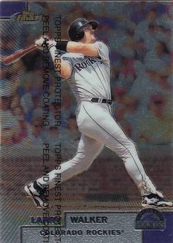 #205 Larry Walker - Colorado Rockies - 1999 Finest Baseball
