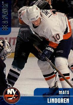 #205 Mats Lindgren - New York Islanders - 1999-00 Be a Player Memorabilia Hockey