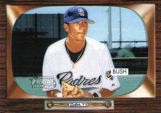 #205 Matt Bush - San Diego Padres - 2004 Bowman Heritage Baseball