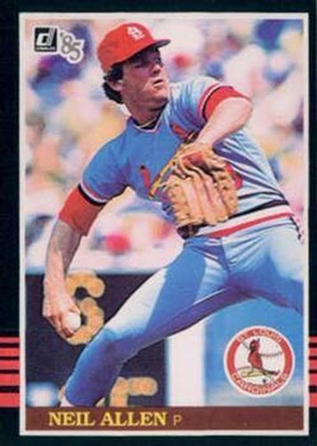 #205 Neil Allen - St. Louis Cardinals - 1985 Donruss Baseball