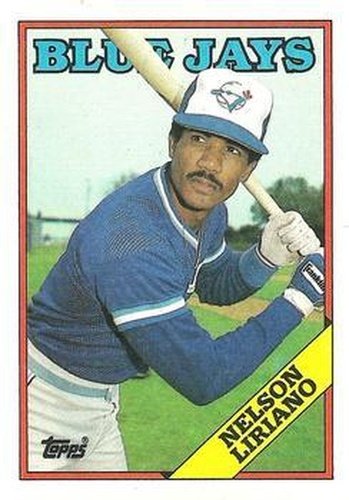 #205 Nelson Liriano - Toronto Blue Jays - 1988 Topps Baseball