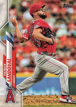 #205 Patrick Sandoval - Los Angeles Angels - 2020 Topps Baseball