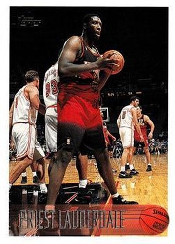 #205 Priest Lauderdale - Atlanta Hawks - 1996-97 Topps Basketball