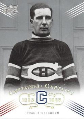 #205 Sprague Cleghorn - Montreal Canadiens - 2008-09 Upper Deck Montreal Canadiens Centennial Hockey