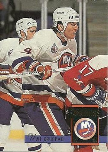 #205 Uwe Krupp - New York Islanders - 1993-94 Donruss Hockey