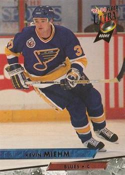 #205 Kevin Miehm - St. Louis Blues - 1993-94 Ultra Hockey