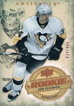 #205 Jon Filewich - Pittsburgh Penguins - 2008-09 Upper Deck Artifacts Hockey