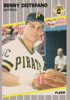 #205 Benny Distefano - Pittsburgh Pirates - 1989 Fleer Baseball