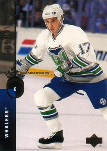 #205 Ted Drury - Hartford Whalers - 1994-95 Upper Deck Hockey