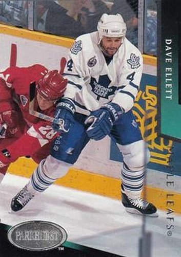 #205 Dave Ellett - Toronto Maple Leafs - 1993-94 Parkhurst Hockey
