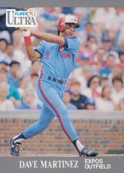 #205 Dave Martinez - Montreal Expos - 1991 Ultra Baseball