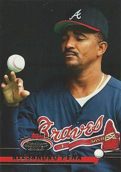 #205 Alejandro Pena - Atlanta Braves - 1993 Stadium Club Baseball