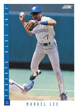 #205 Manuel Lee - Toronto Blue Jays - 1993 Score Baseball