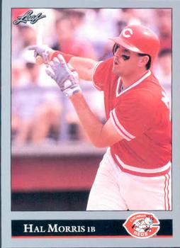 #205 Hal Morris - Cincinnati Reds - 1992 Leaf Baseball