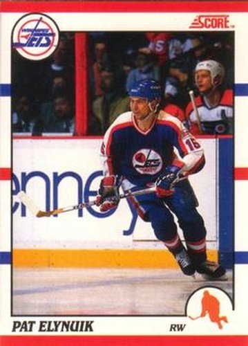 #205 Pat Elynuik - Winnipeg Jets - 1990-91 Score Canadian Hockey