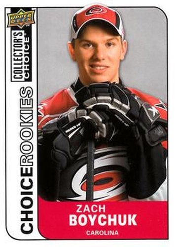 #205 Zach Boychuk - Carolina Hurricanes - 2008-09 Collector's Choice Hockey