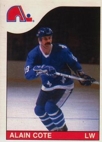 #205 Alain Cote - Quebec Nordiques - 1985-86 O-Pee-Chee Hockey