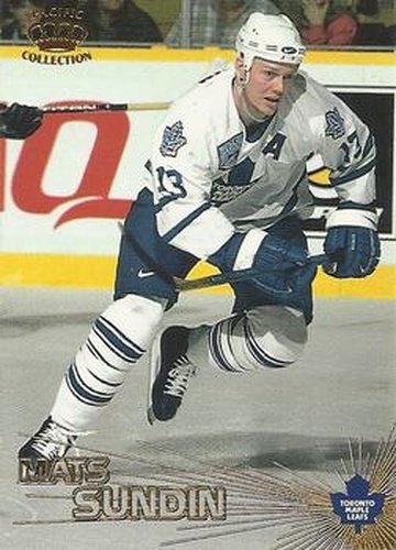 #205 Mats Sundin - Toronto Maple Leafs - 1997-98 Pacific Crown Hockey