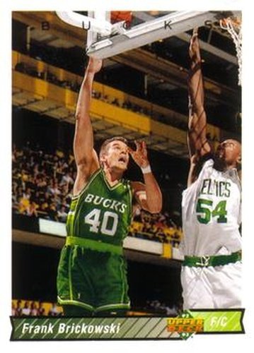 #205 Frank Brickowski - Milwaukee Bucks - 1992-93 Upper Deck Basketball