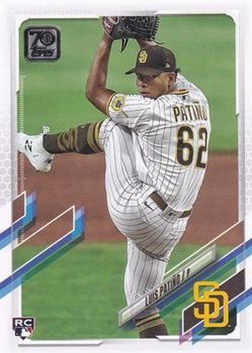 #205 Luis Pati–o - San Diego Padres - 2021 Topps Baseball