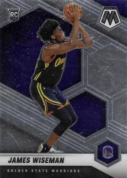 #205b James Wiseman - Golden State Warriors - 2020-21 Panini Mosaic Basketball