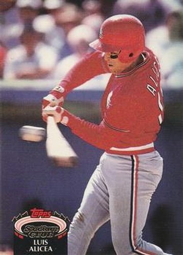 #103 Luis Alicea - St. Louis Cardinals - 1992 Stadium Club Baseball
