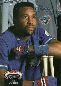 #10 Joe Carter - Toronto Blue Jays - 1992 Stadium Club Baseball