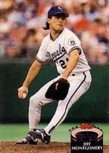 #12 Jeff Montgomery - Kansas City Royals - 1992 Stadium Club Baseball
