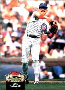 #21 Luis Salazar - Chicago Cubs - 1992 Stadium Club Baseball