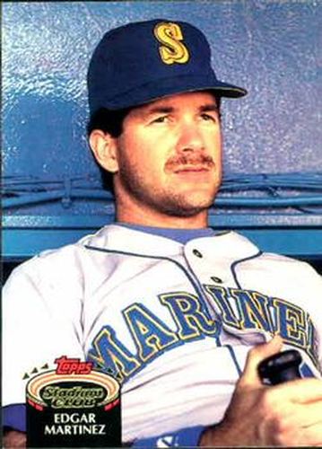 #267 Edgar Martinez - Seattle Mariners - 1992 Stadium Club Baseball