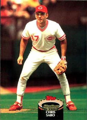 #273 Chris Sabo - Cincinnati Reds - 1992 Stadium Club Baseball